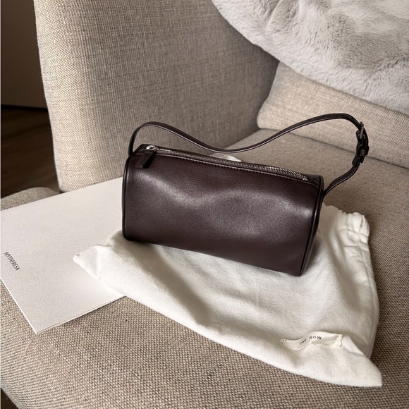 The Row 90’s Bag, Dark Aniline/Dark Chocolate Brown - Picture 13 of 14
